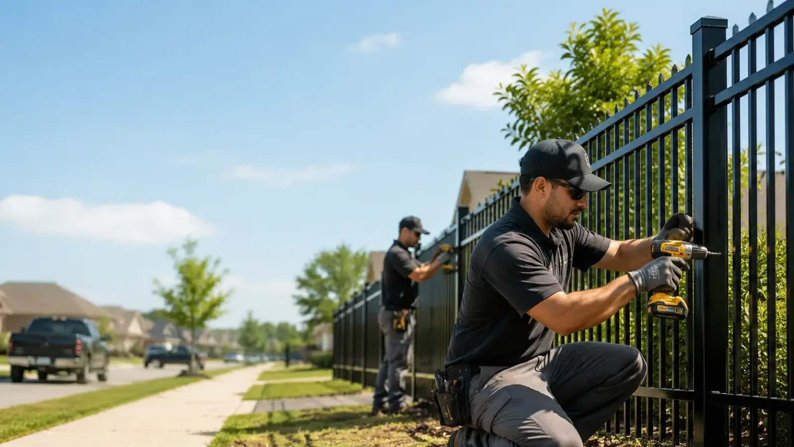 Metal Fence Installation in Albany, IN
